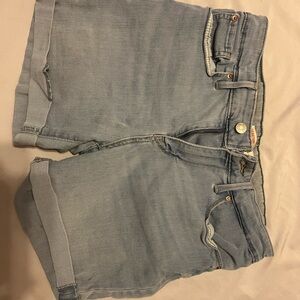 Light Blue Denim Shorts